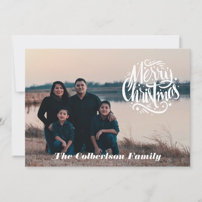 Joyeux Noël 2024 Carte de vacances photo (Devant)