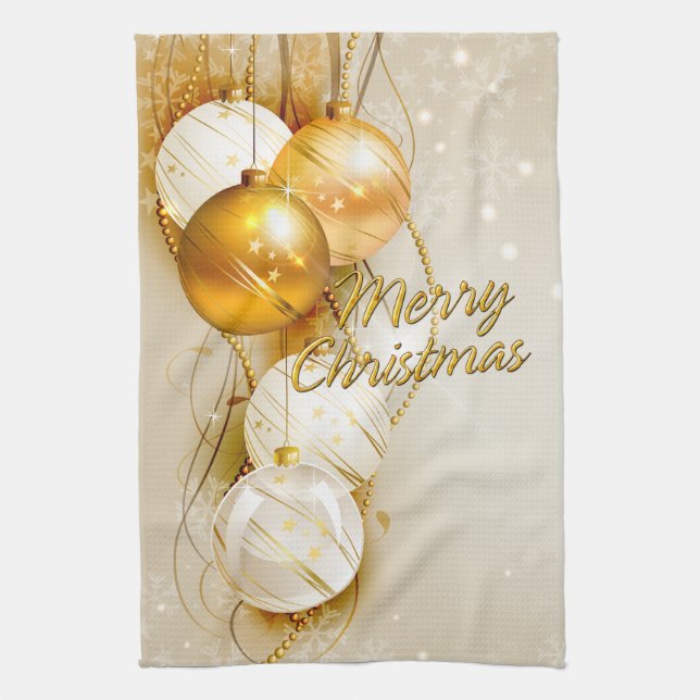 Joyeux Noël 23 Serviettes de cuisine (Vertical)