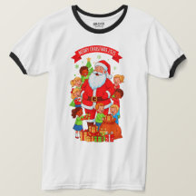 JOYEUX NOËL 2525 T-SHIRT BASIQUE HOMME À ENCOLURE