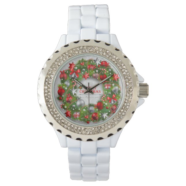Joyeux Noël 74C Options de montres et de chiffres (devant)