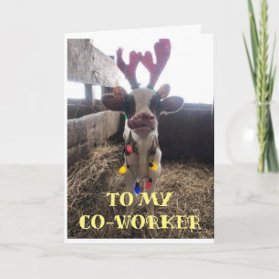 JOYEUX NOËL À **MON COLLABORATEUR** CARTE DE NOËL