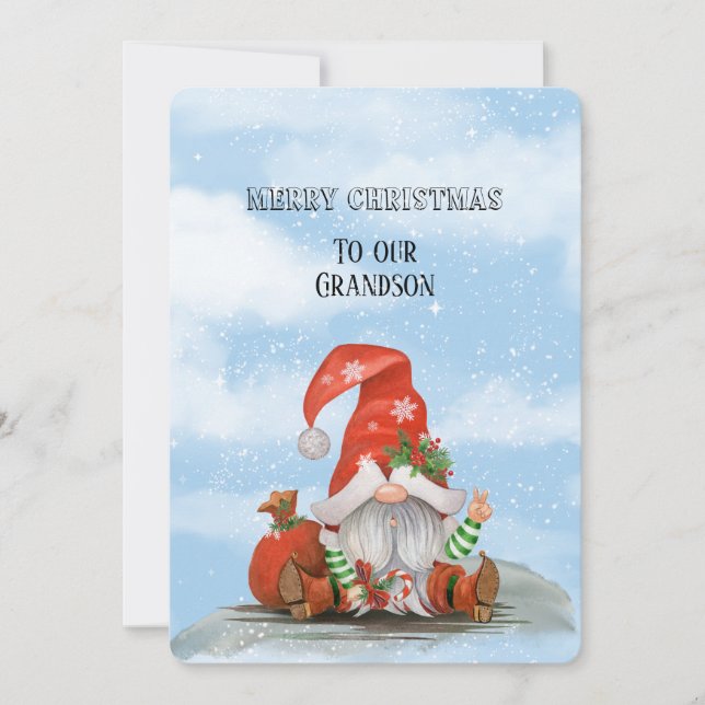 Joyeux Noël À Notre Petit-Fils (Devant)