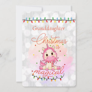 Joyeux Noël À Notre Petite-fille