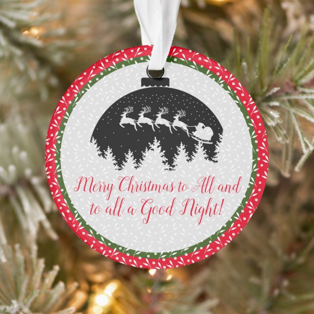 Joyeux Noël À Tous Et À Tous Une Bonne Nuit (Arbre)