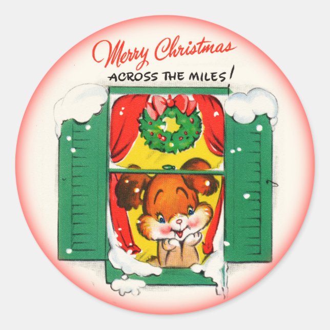 Joyeux Noël à travers le Sticker Miles (Devant)
