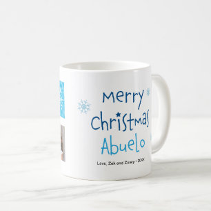 Joyeux Noël Abuelo 2 Photo Custom Mug