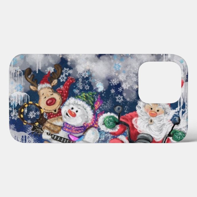 Joyeux Noël amis coque iphone amusant (Verso (horizontal))