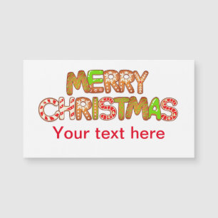 Joyeux Noël amusant Mots texte personnalisé Carte 