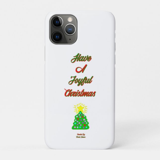 Joyeux Noël Apple iPhone 11 Pro Coque (Dos)