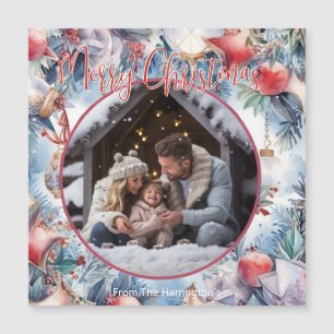 Joyeux Noël aquarelle photo décorative