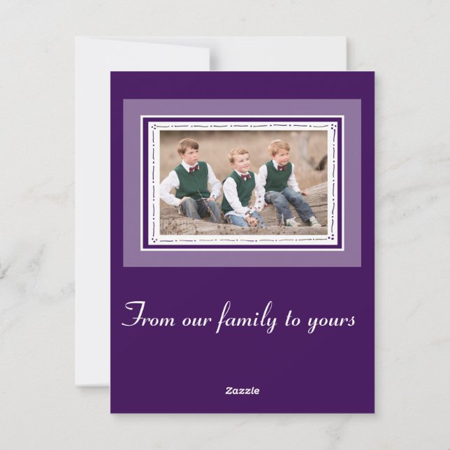 Joyeux Noël Arbre avec Modèle photo (Dos)