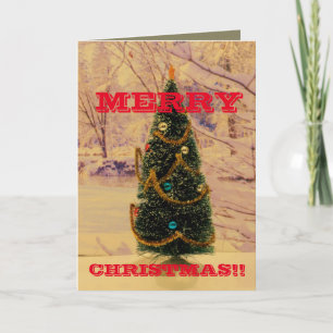 Joyeux Noël Arbre de Noël Carte de voeux