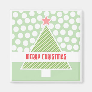 Joyeux Noël Arbre moderne Vacances Magnets cadeaux