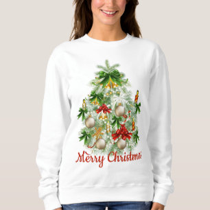 Joyeux Noël Arbre Sweatshirt de vacances
