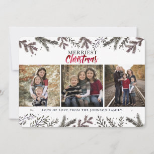 Joyeux Noël   Arbres botaniques   Carte photo