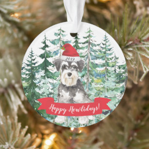 Joyeux Noël au Schnauzer de Schnauzer Miniature