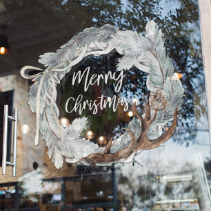 Joyeux Noël   Autocollant pour fenêtre de fête