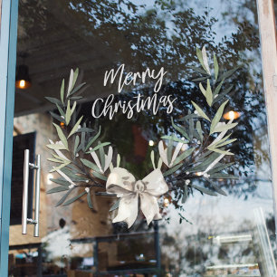 Joyeux Noël Autocollant pour fenêtre de fête
