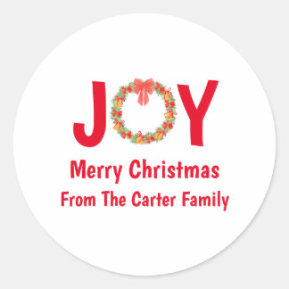 Joyeux Noël Autocollants Joyeux