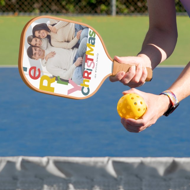 Joyeux Noël avec la raquette de pickleball de la f (Insitu)