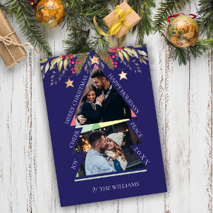 Joyeux Noël avec photo multiples Carte de vacances