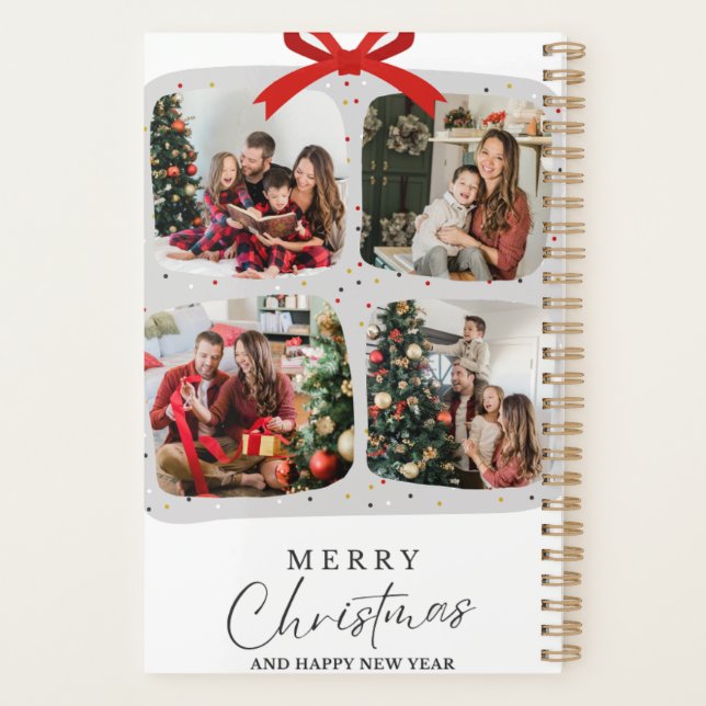 Joyeux Noël avec Planificateur de Famille Joyeuse (Dos)