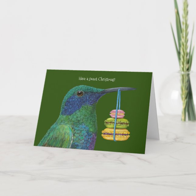 Joyeux Noël avec une carte sucrée (Devant)