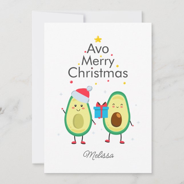Joyeux Noël Avocado Gag (Devant)