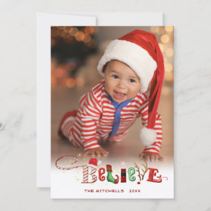 Joyeux Noël BELIEVE Une Photo Esprit de Noël