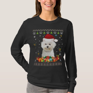Joyeux Noël Bichons Frise Chien laide Sweat San