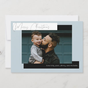 Joyeux Noël Bleu Moderne