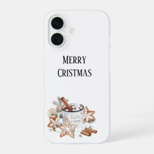 Joyeux Noël Bonjour Hiver iPhone 16 Coque mince