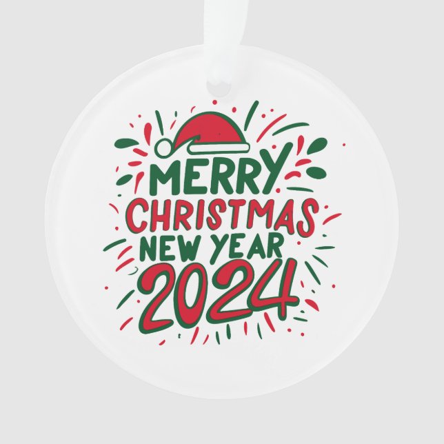 Joyeux Noël Bonne année 2024 (devant)