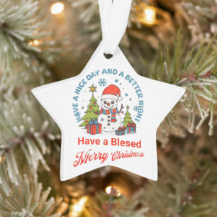 Joyeux Noël Bonne journée et meilleure nuit