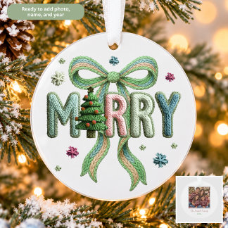 Joyeux Noël Broderie Fausse de Noël