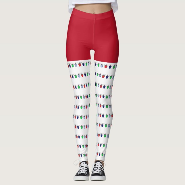 Joyeux Noël Bryn Mawr Lanterns Leggings (Devant)