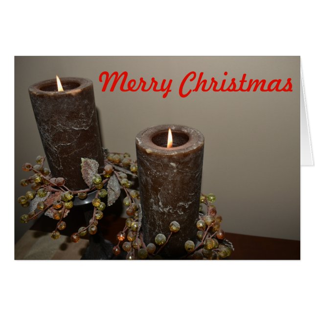 Joyeux Noël, carte (Devant horizontal)