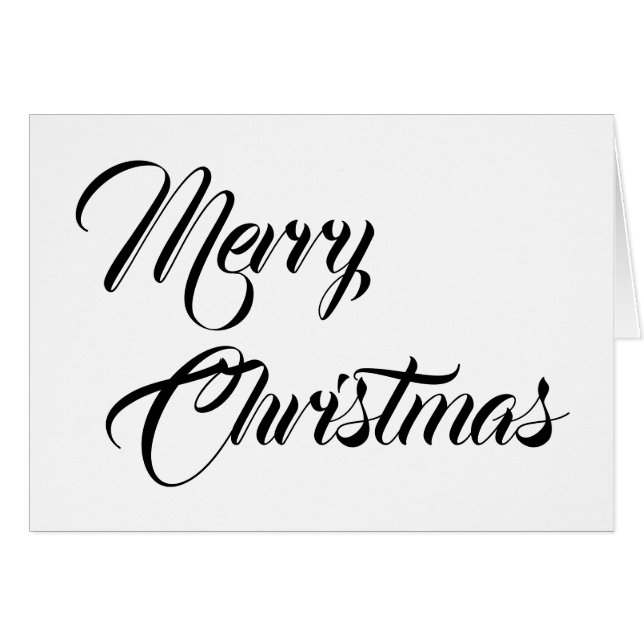Joyeux Noël, carte (Devant horizontal)