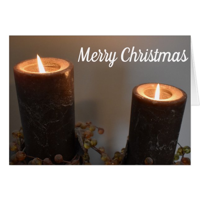 Joyeux Noël, carte (Devant horizontal)