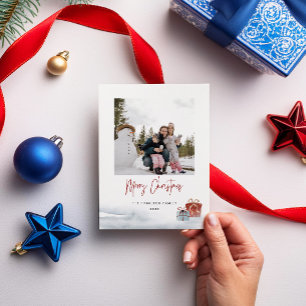 Joyeux Noël Carte cadeau d'hiver