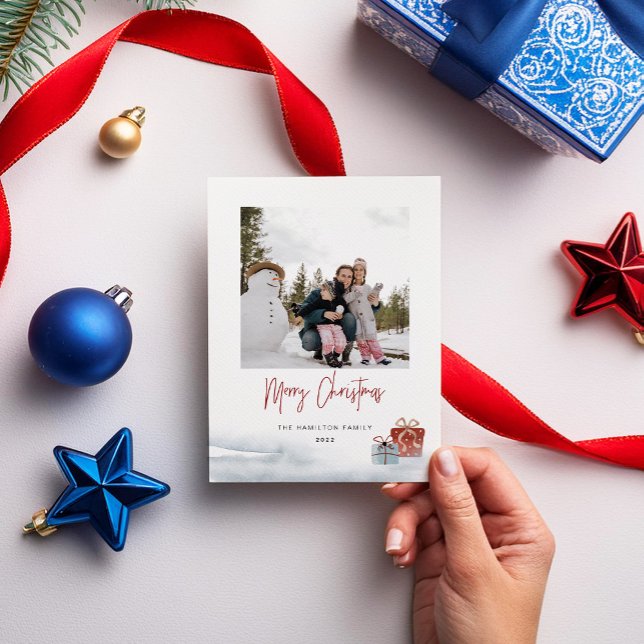 Joyeux Noël Carte cadeau d'hiver (Créateur téléchargé)