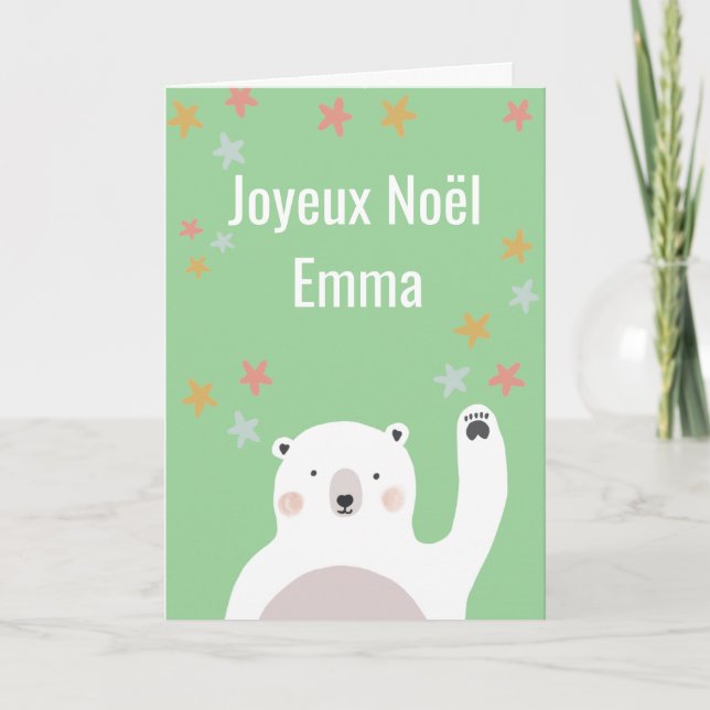 Joyeux Noel Carte de Noël avec nos émissions (Devant)