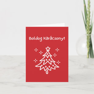 Joyeux Noël carte de Noël hongroise