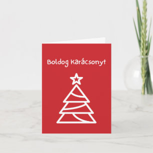 Joyeux Noël carte de Noël hongroise