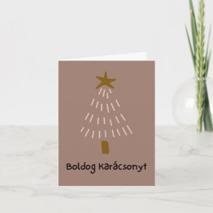 Joyeux Noël carte de Noël hongroise