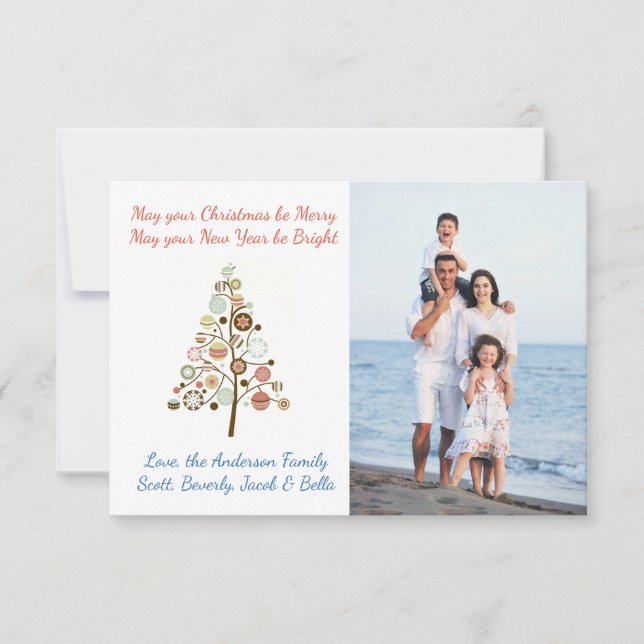 Joyeux Noël - Carte de Noël photo 3x5 (Devant)