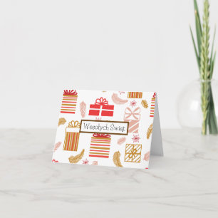 Joyeux Noël, carte de Noël polonaise 