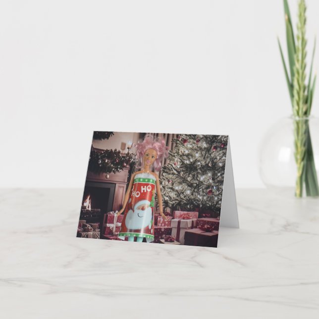 Joyeux Noël. Carte de Noël vierge (Devant)
