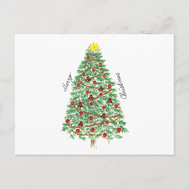 Joyeux Noël  carte de vacances magique (Devant)