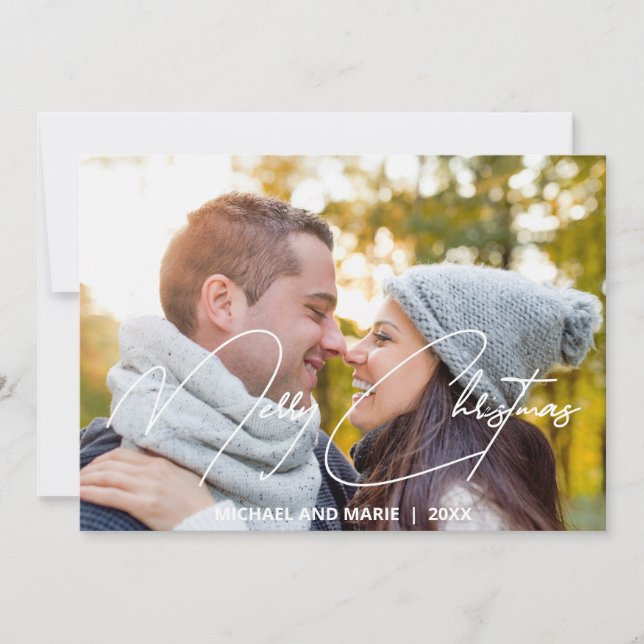 Joyeux Noël | Carte de vacances photo (Devant)